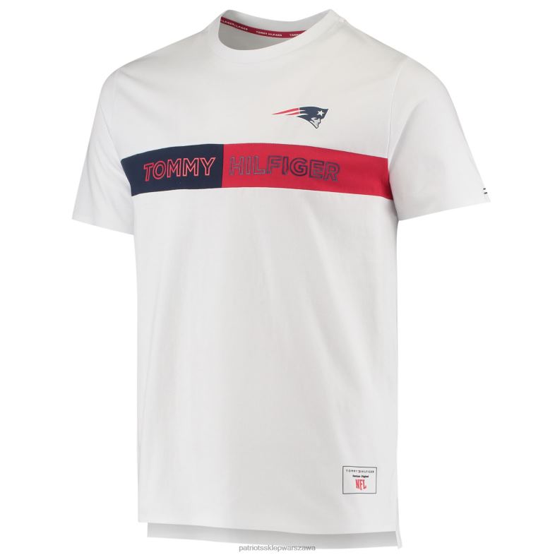 Patriots Jersey mężczyźni biały t-shirt tommy hilfiger odzież 6RBB2014