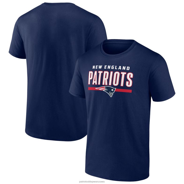 Patriots Jersey mężczyźni granatowa koszulka prędkości i zwinności fanatics odzież 6RBB1826