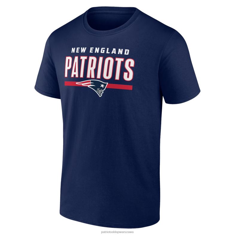 Patriots Jersey mężczyźni granatowa koszulka prędkości i zwinności fanatics odzież 6RBB1826