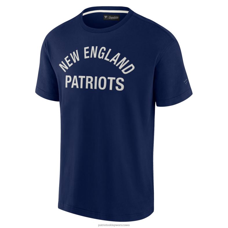 Patriots Jersey mężczyźni unisex fanatics granatowy super miękki t-shirt z krótkim rękawem odzież 6RBB1787