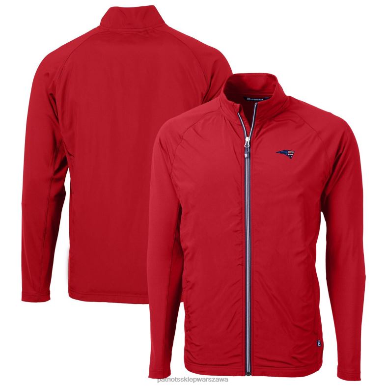 Patriots Jersey mężczyźni kuter i złotówka czerwony duża i wysoka adaptacja eko dzianinowa hybrydowa kurtka zapinana na zamek błyskawiczny z recyklingu odzież 6RBB2133