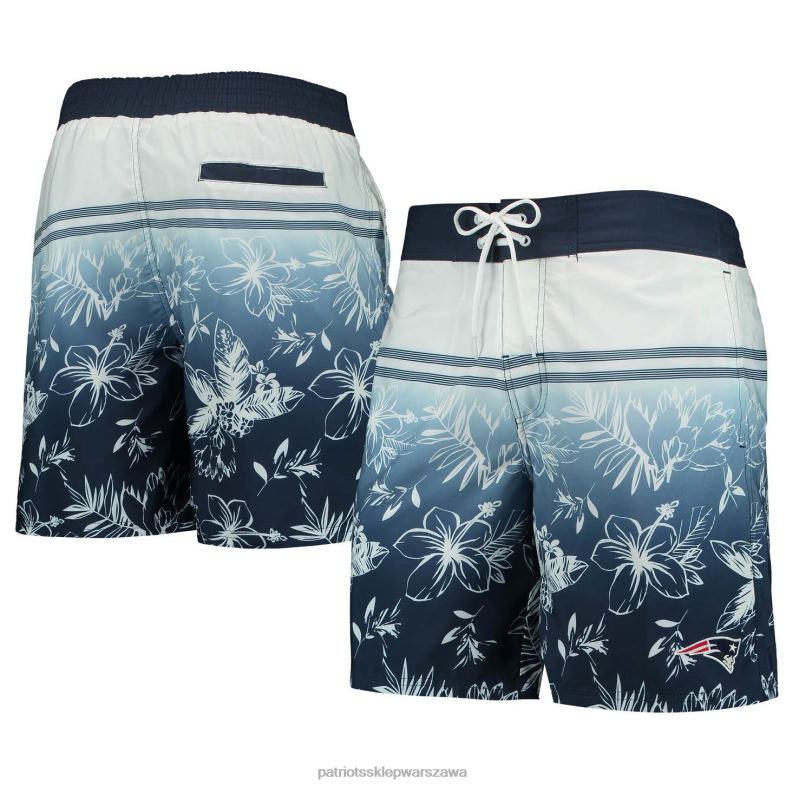 Patriots Jersey mężczyźni G-iii Sports by Carl Banks Navy Island Volley szorty kąpielowe odzież 6RBB1706