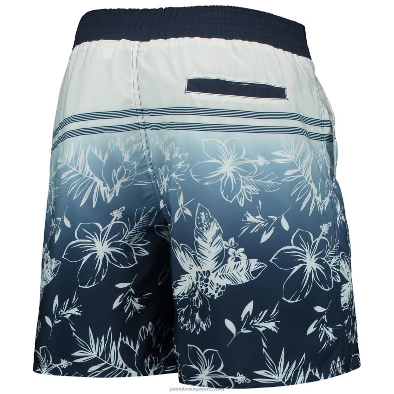 Patriots Jersey mężczyźni G-iii Sports by Carl Banks Navy Island Volley szorty kąpielowe odzież 6RBB1706