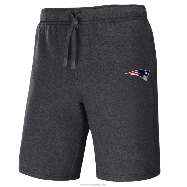 Patriots Jersey mężczyźni kolekcja nfl x darius rucker by fanatics heather carbon szorty z logo odzież 6RBB1713