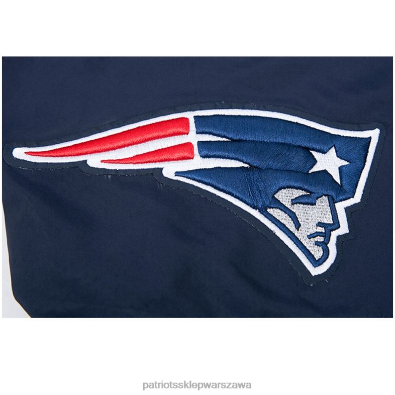 Patriots Jersey mężczyźni szorty z tkaniny w kolorze granatowym odzież 6RBB1739