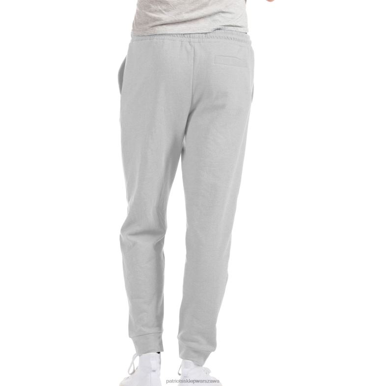 Patriots Jersey mężczyźni spodnie joggery antigua w kolorze melanżowym szarym odzież 6RBB1265